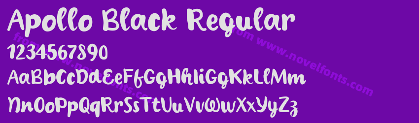Apollo Black RegularPreview Apollo Black RegularPreview