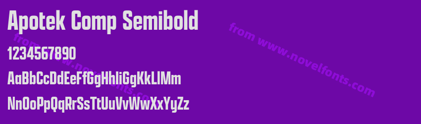 Apotek Comp SemiboldPreview Apotek Comp SemiboldPreview
