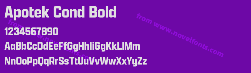 Apotek Cond BoldPreview Apotek Cond BoldPreview