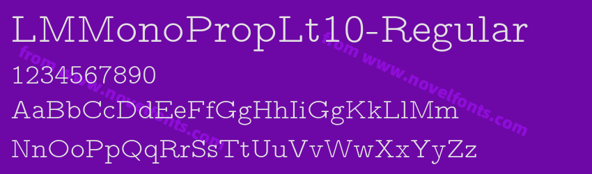 LMMonoPropLt10-RegularPreview