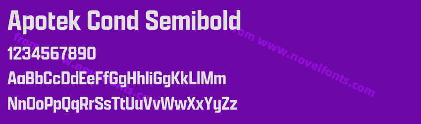 Apotek Cond SemiboldPreview Apotek Cond SemiboldPreview