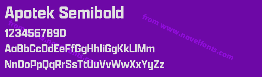 Apotek SemiboldPreview Apotek SemiboldPreview