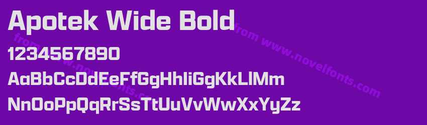 Apotek Wide BoldPreview Apotek Wide BoldPreview
