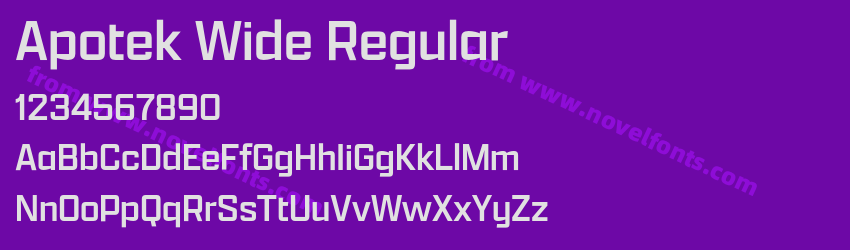 Apotek Wide RegularPreview Apotek Wide RegularPreview