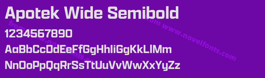 Apotek Wide SemiboldPreview Apotek Wide SemiboldPreview