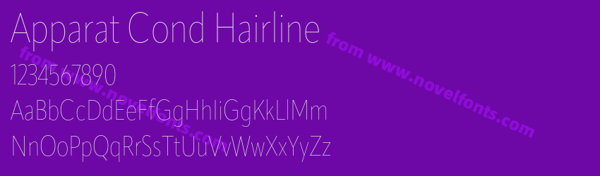 Apparat Cond HairlinePreview Apparat Cond HairlinePreview
