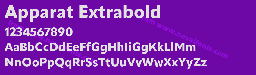 Apparat ExtraboldPreview Apparat ExtraboldPreview