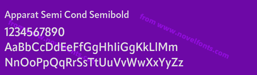Apparat Semi Cond SemiboldPreview Apparat Semi Cond SemiboldPreview