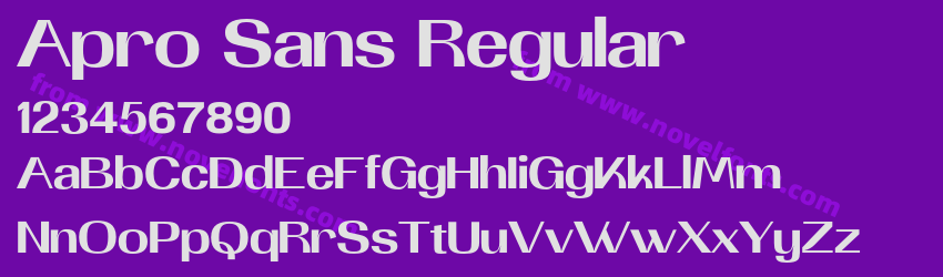 Apro Sans RegularPreview