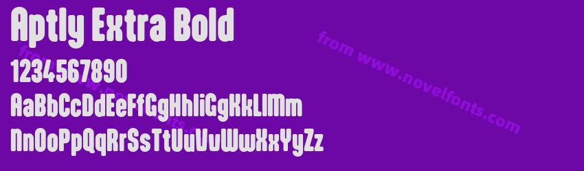 Aptly Extra BoldPreview Aptly Extra BoldPreview