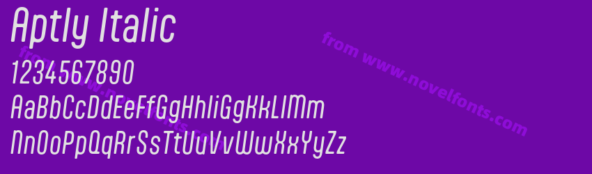 Aptly ItalicPreview