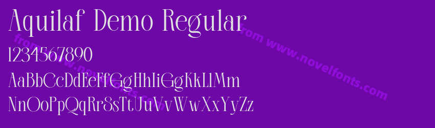 Aquilaf Demo RegularPreview Aquilaf Demo RegularPreview