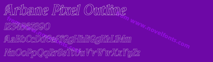 Arbane Pixel OutlinePreview Arbane Pixel OutlinePreview