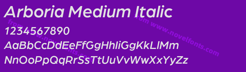 Arboria Medium ItalicPreview Arboria Medium ItalicPreview