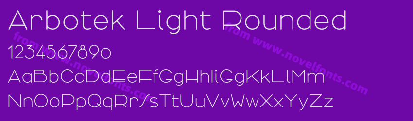 Arbotek Light RoundedPreview Arbotek Light RoundedPreview