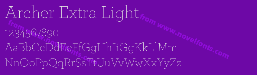 Archer Extra LightPreview