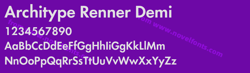 Architype Renner DemiPreview Architype Renner DemiPreview