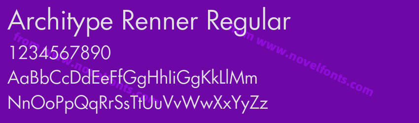 Architype Renner RegularPreview