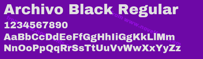 Archivo Black RegularPreview Archivo Black RegularPreview