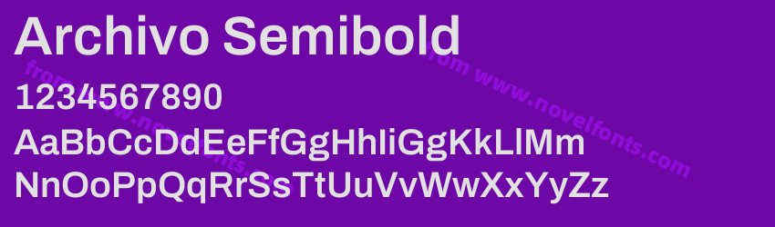 Archivo SemiboldPreview Archivo SemiboldPreview