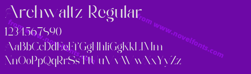 Archwaltz RegularPreview Archwaltz RegularPreview
