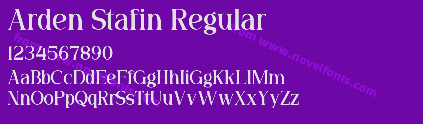 Arden Stafin RegularPreview Arden Stafin RegularPreview
