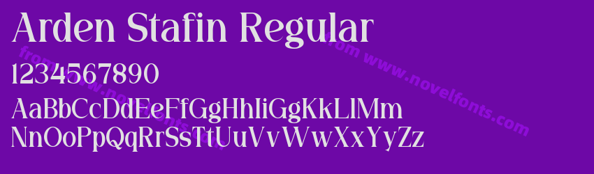 Arden Stafin RegularPreview Arden Stafin RegularPreview