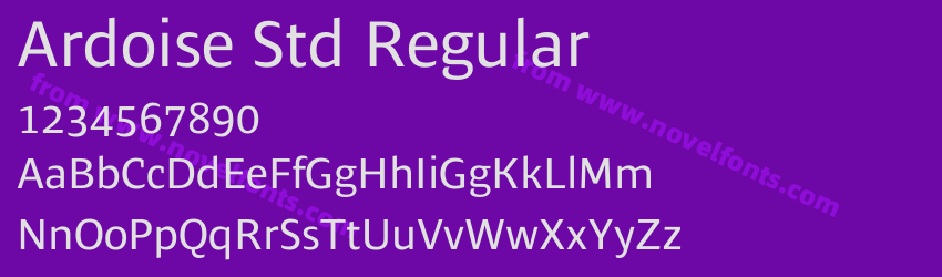 Ardoise Std RegularPreview Ardoise Std RegularPreview
