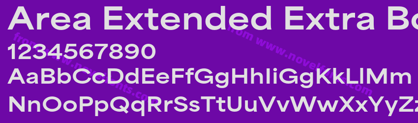 Area Extended Extra BoldPreview Area Extended Extra BoldPreview
