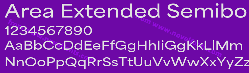 Area Extended SemiboldPreview Area Extended SemiboldPreview