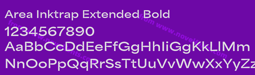 Area Inktrap Extended BoldPreview Area Inktrap Extended BoldPreview