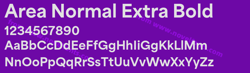Area Normal Extra BoldPreview Area Normal Extra BoldPreview