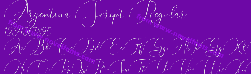 Argentina Script RegularPreview Argentina Script RegularPreview