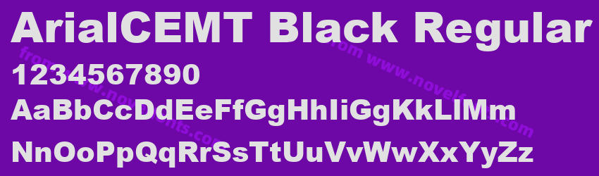 ArialCEMT Black RegularPreview ArialCEMT Black RegularPreview