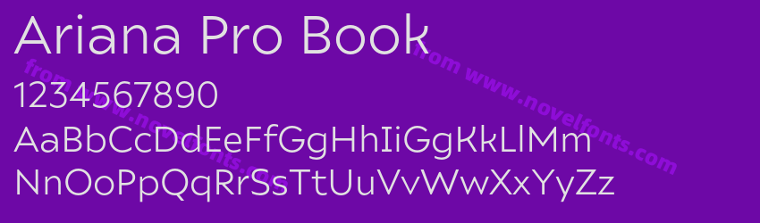 Ariana Pro BookPreview Ariana Pro BookPreview