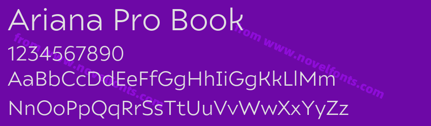 Ariana Pro BookPreview Ariana Pro BookPreview