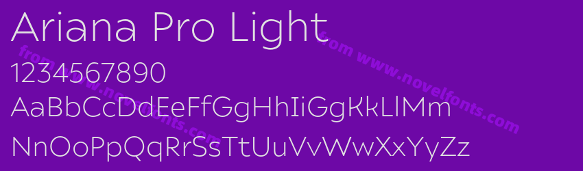 Ariana Pro LightPreview