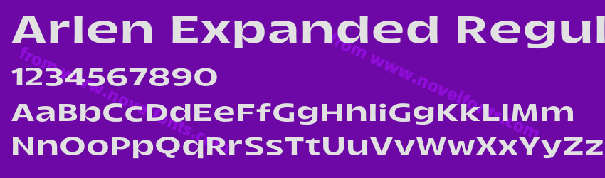 Arlen Expanded RegularPreview Arlen Expanded RegularPreview