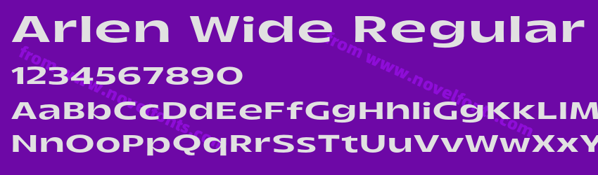 Arlen Wide RegularPreview Arlen Wide RegularPreview