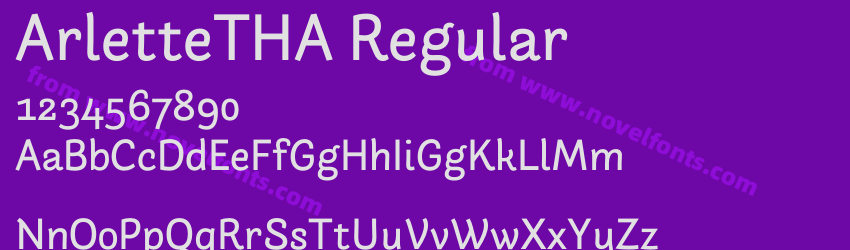ArletteTHA RegularPreview ArletteTHA RegularPreview