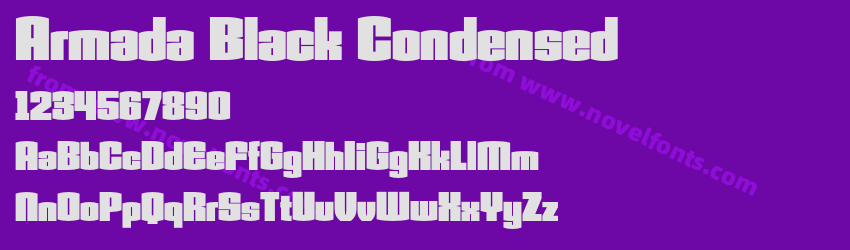 Armada Black CondensedPreview Armada Black CondensedPreview