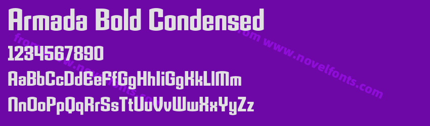 Armada Bold CondensedPreview Armada Bold CondensedPreview
