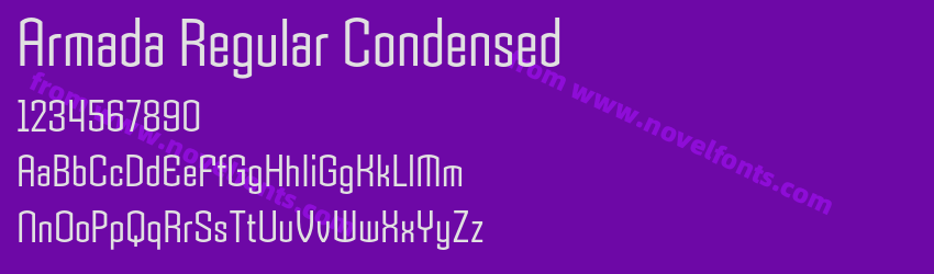 Armada Regular CondensedPreview Armada Regular CondensedPreview