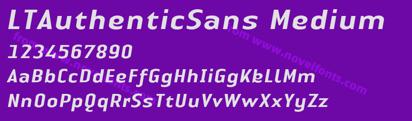 LTAuthenticSans MediumPreview