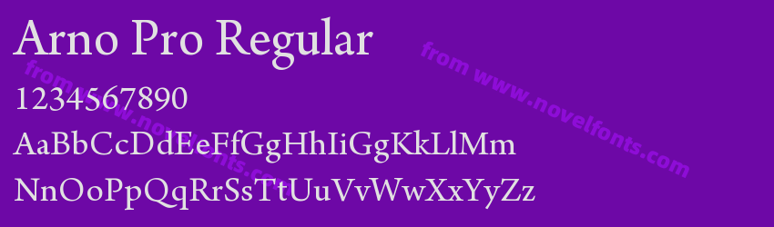 Arno Pro RegularPreview Arno Pro RegularPreview
