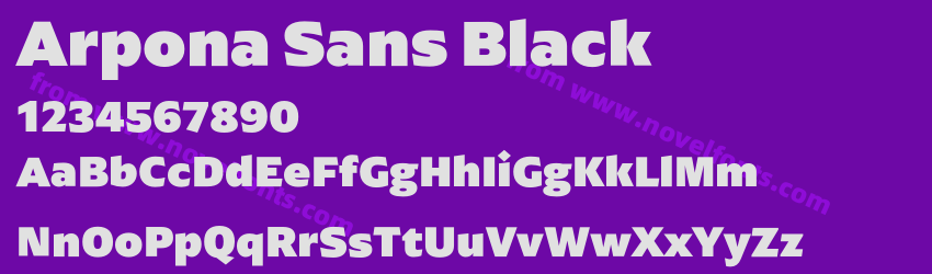 Arpona Sans BlackPreview Arpona Sans BlackPreview