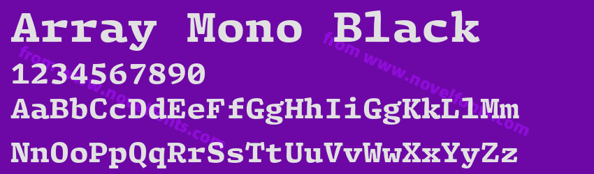 Array Mono BlackPreview
