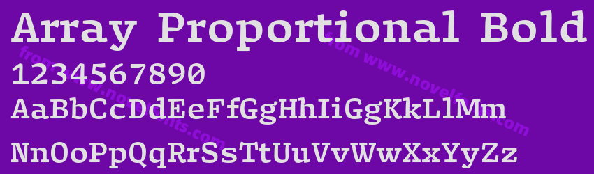 Array Proportional BoldPreview Array Proportional BoldPreview