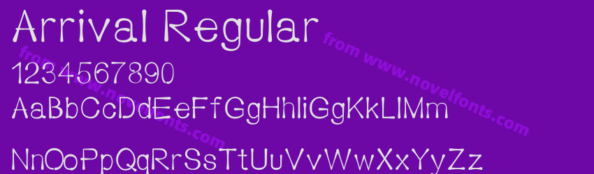 Arrival RegularPreview Arrival RegularPreview