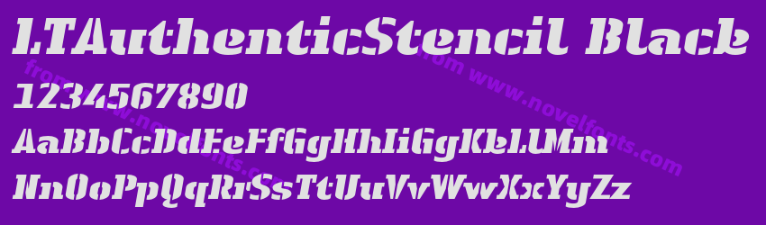 LTAuthenticStencil BlackPreview